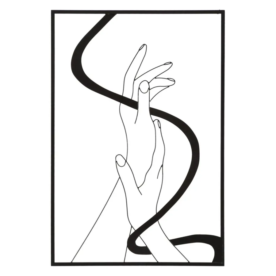 PANEL ŻELAZNY HANDS 60X1X90 cm